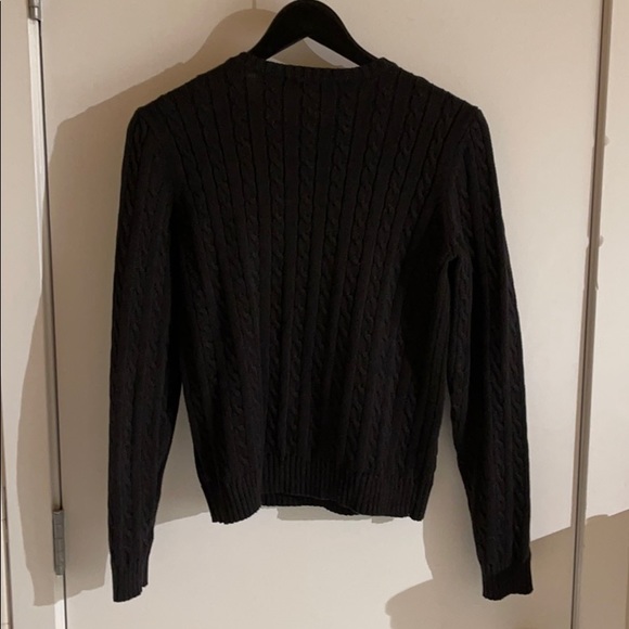Ralph Lauren Cable Knit Monogram Sweater - Picture 4 of 4
